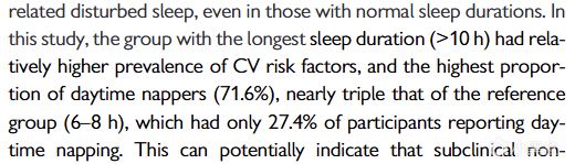 【球盟会】晚上睡觉时长真的越多越好吗？用文献来解读吧！