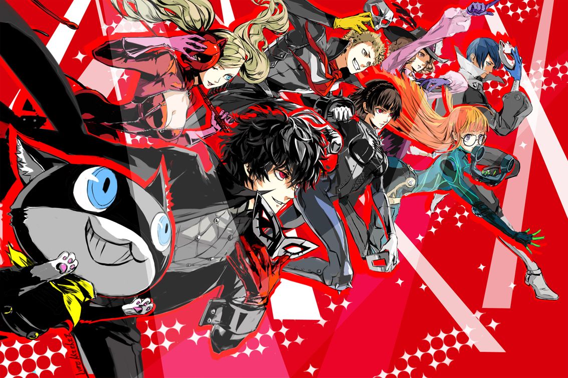 【P5R】p站全家福壁纸推荐！有这样的朋友太幸福了www-第26张