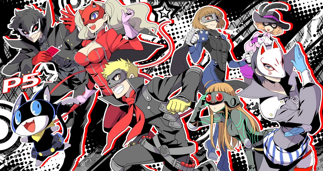 【P5R】p站全家福壁纸推荐！有这样的朋友太幸福了www-第17张