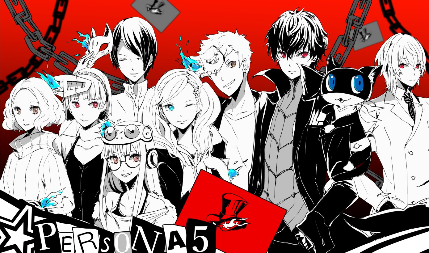 【P5R】p站全家福壁纸推荐！有这样的朋友太幸福了www-第18张