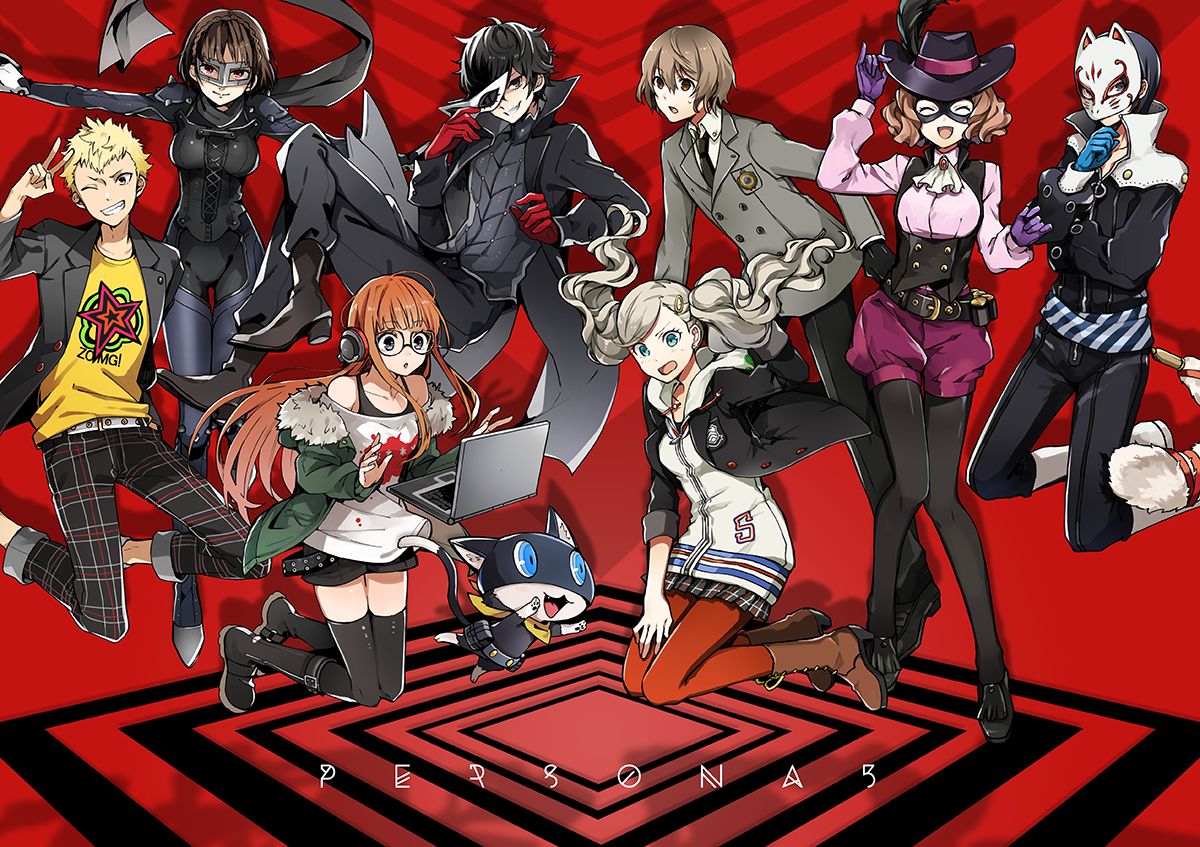 【P5R】p站全家福壁纸推荐！有这样的朋友太幸福了www-第19张