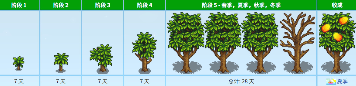 《星露谷物语》中各种各样的树木介绍-第13张