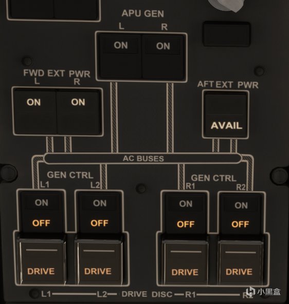 MSF2020:B787-10学习笔记(一）ELECTRICAL of overhead panel-第8张