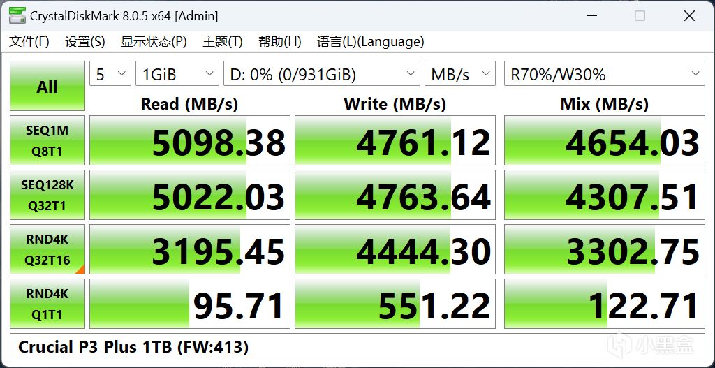 关于269元1TB的TLC原厂固态硬盘，英睿达P3 Plus 1TB详细解析-第25张