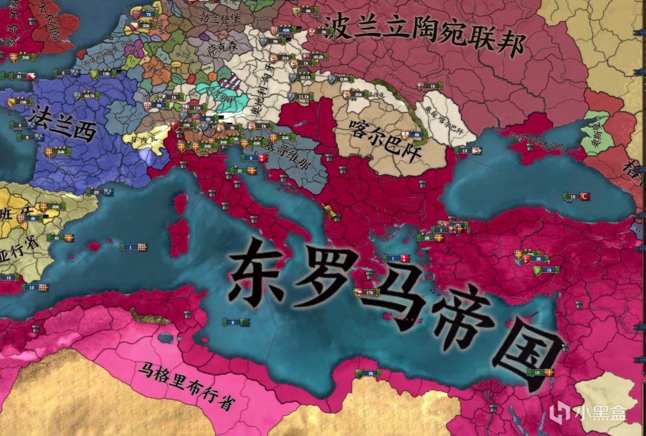 eu4拜占庭娛樂戰報（下）——跨越三世紀的征服，從君堡到世界-第16張