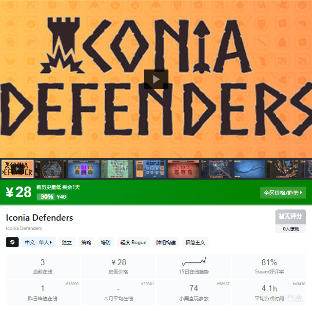 4月14日50款卡牌构筑游戏盘点，没基友就自己狂欢~