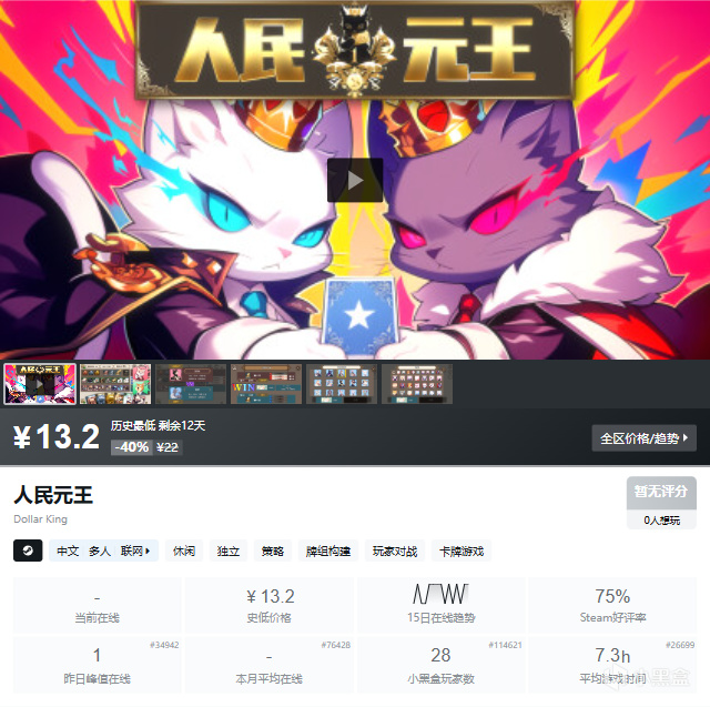 4月14日50款卡牌构筑游戏盘点，没基友就自己狂欢~