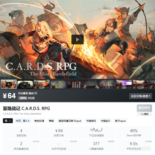 4月14日50款卡牌构筑游戏盘点，没基友就自己狂欢~