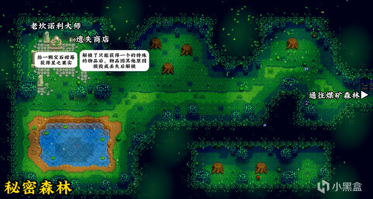 《星露谷物语》新手篇:小镇全地图探索指南-第7张