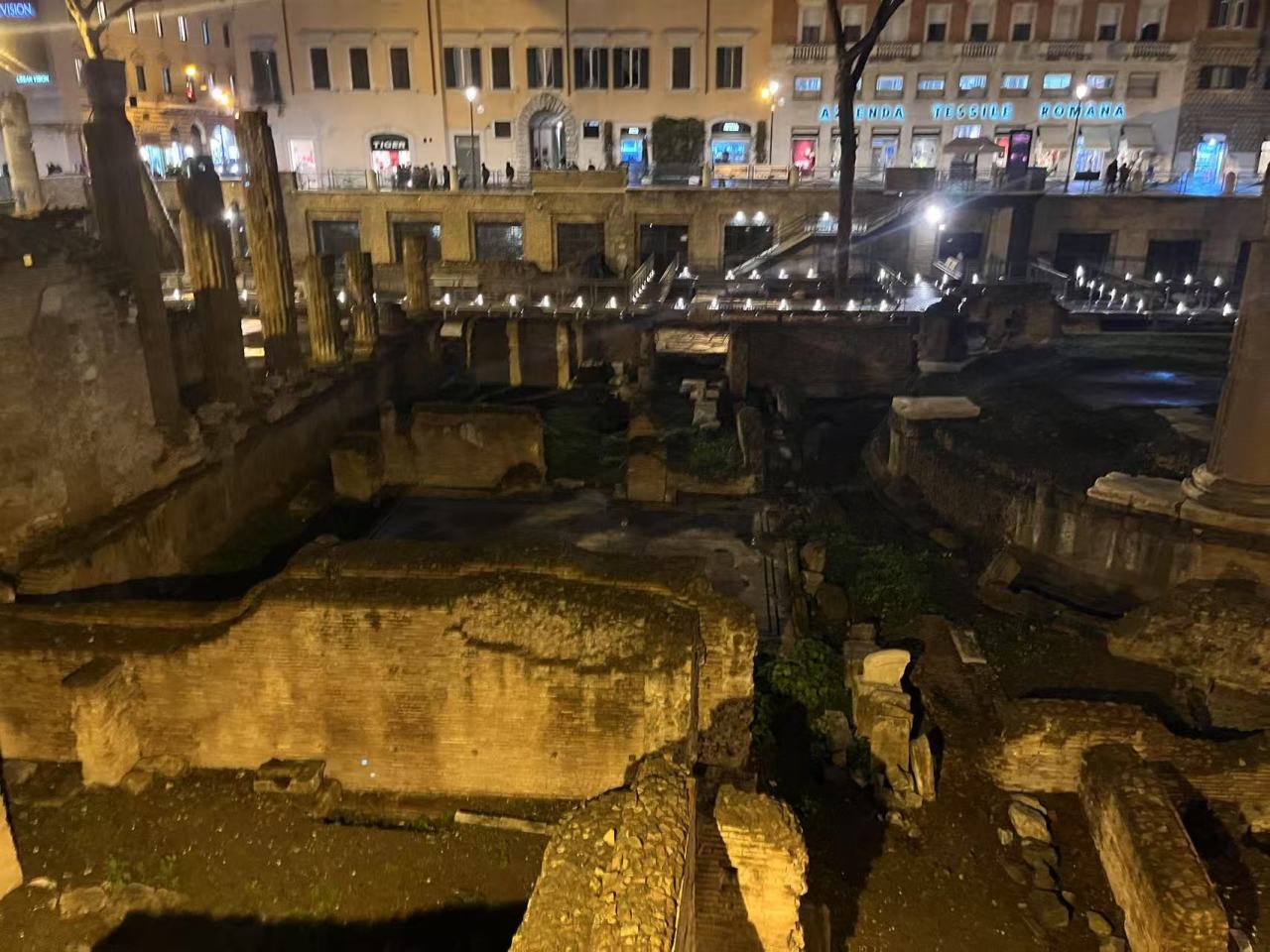 罗马旅游的最后一站，我造访了当年凯撒遇刺的银塔广场