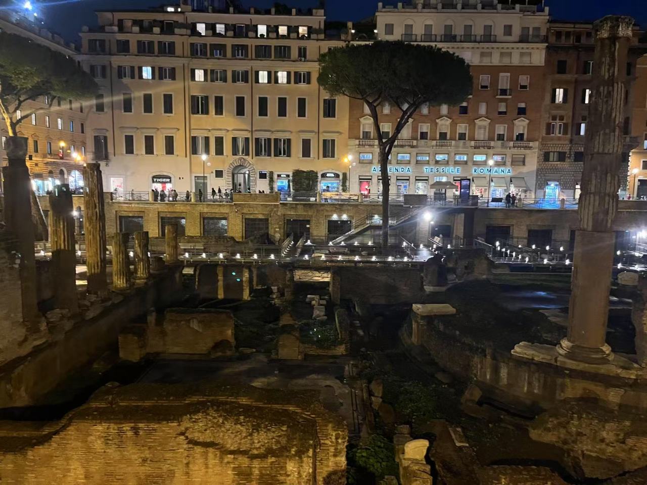 罗马旅游的最后一站，我造访了当年凯撒遇刺的银塔广场