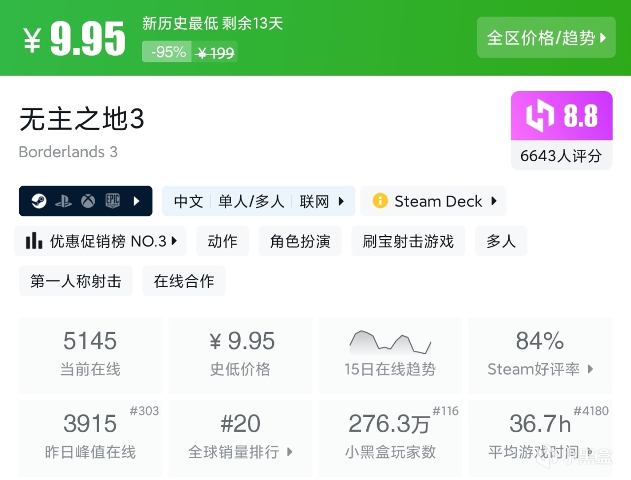 夏促抢跑？拒绝背刺！39款30元内（新）史低佳作，最低5元入手！