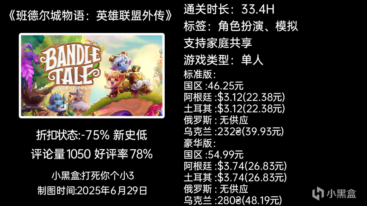 夏促新史低第二弹：原子之心/GTFO/死亡空间等55款30-99元游戏