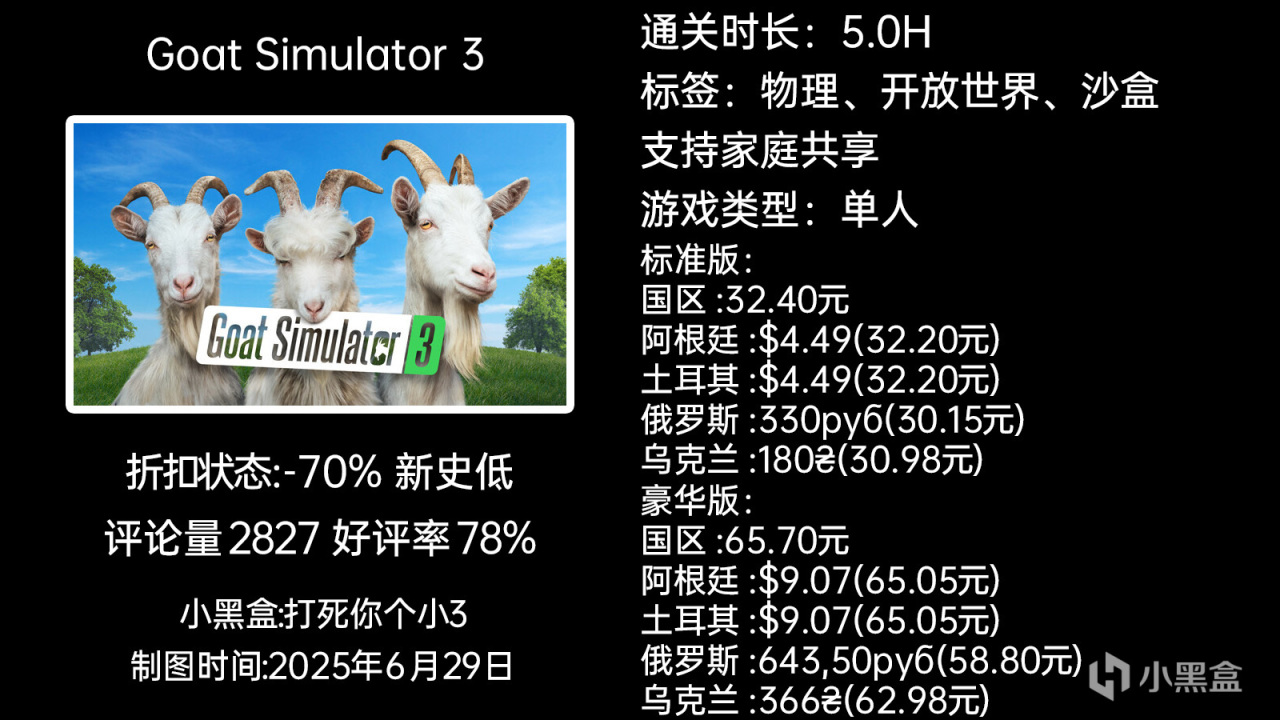 夏促新史低第二弹：原子之心/GTFO/死亡空间等55款30-99元游戏