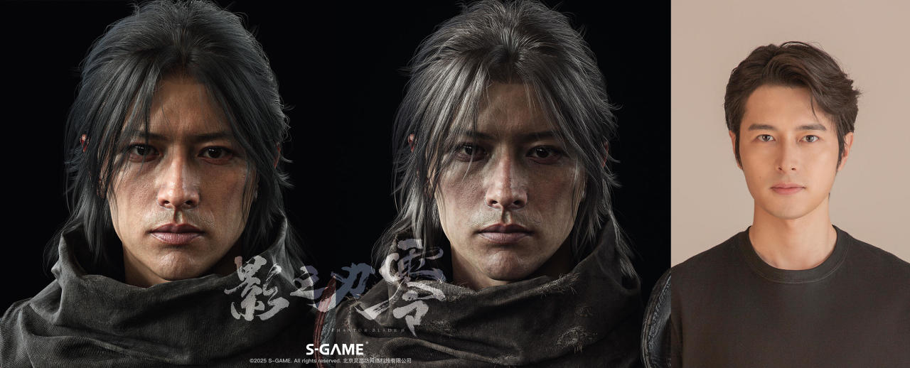 《影之刃零》主角【魂】脸模（煜城）公布，模特（@煜城同学）