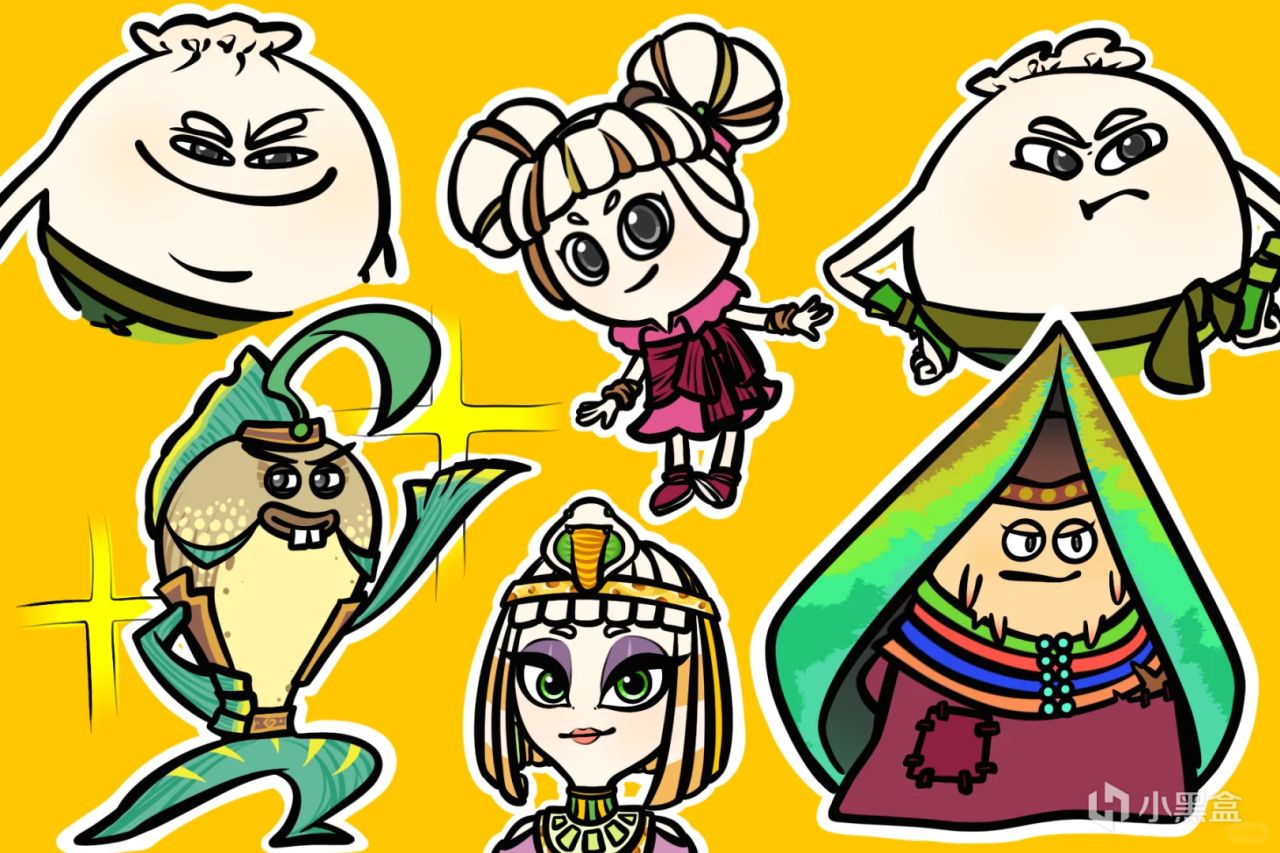 那些角色是食物的动画片