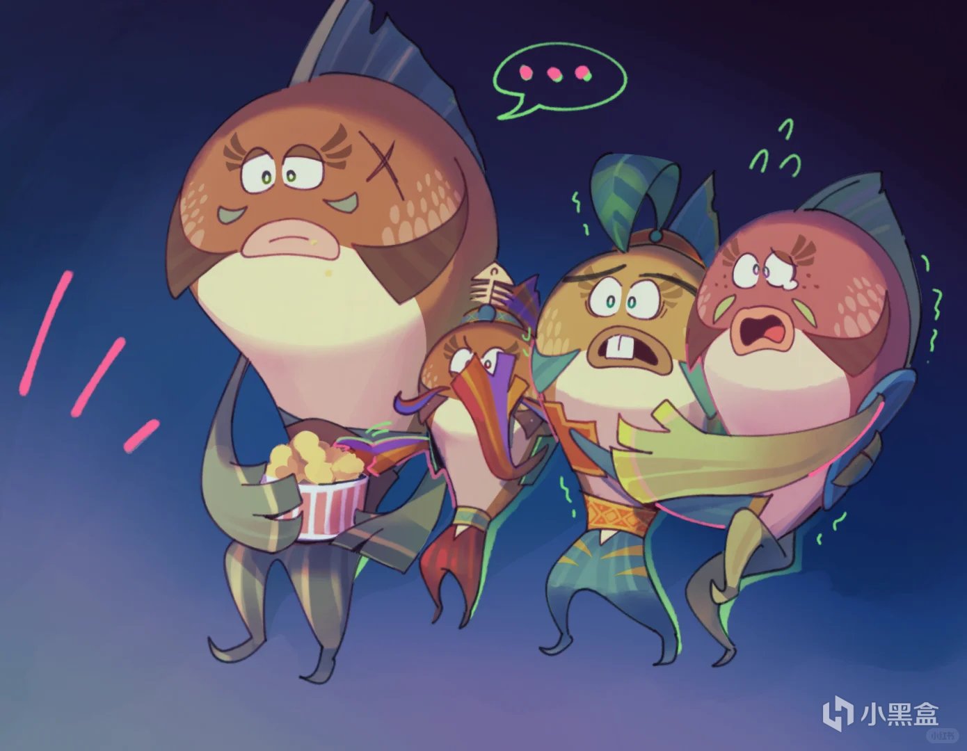 那些角色是食物的动画片