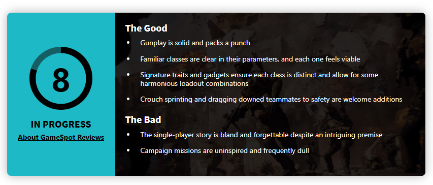 【球盟会】《战地风云6》媒体评分解禁，MC84/OC84，IGN5（战役）/GS8