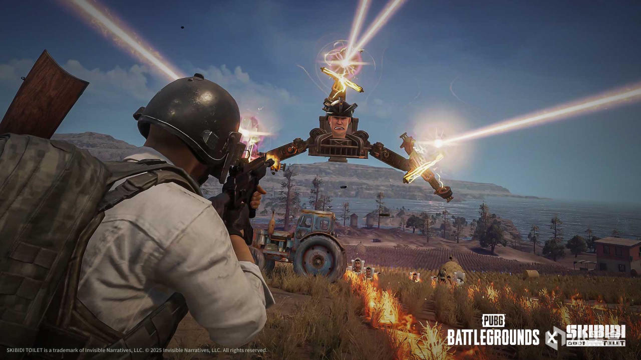 街机模式：PUBG x 马桶人