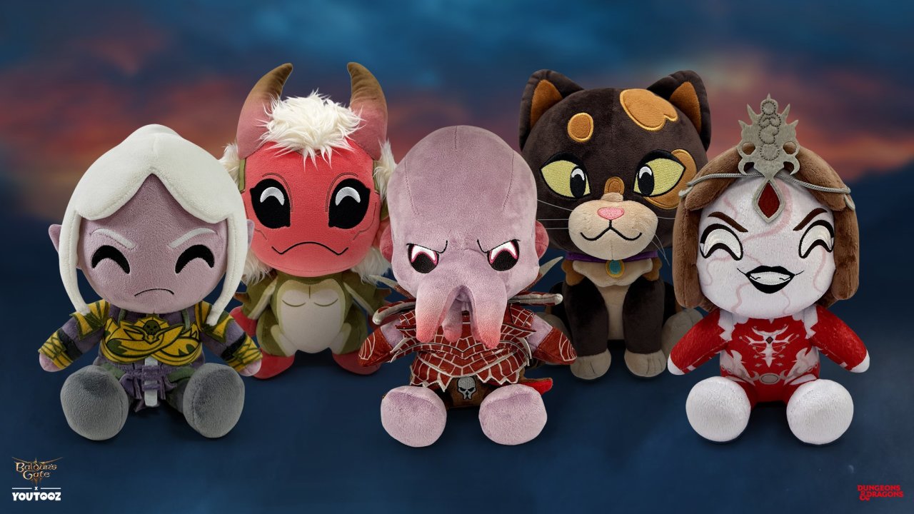 博德之门3 ✖ youtooz 联名毛绒玩偶公布