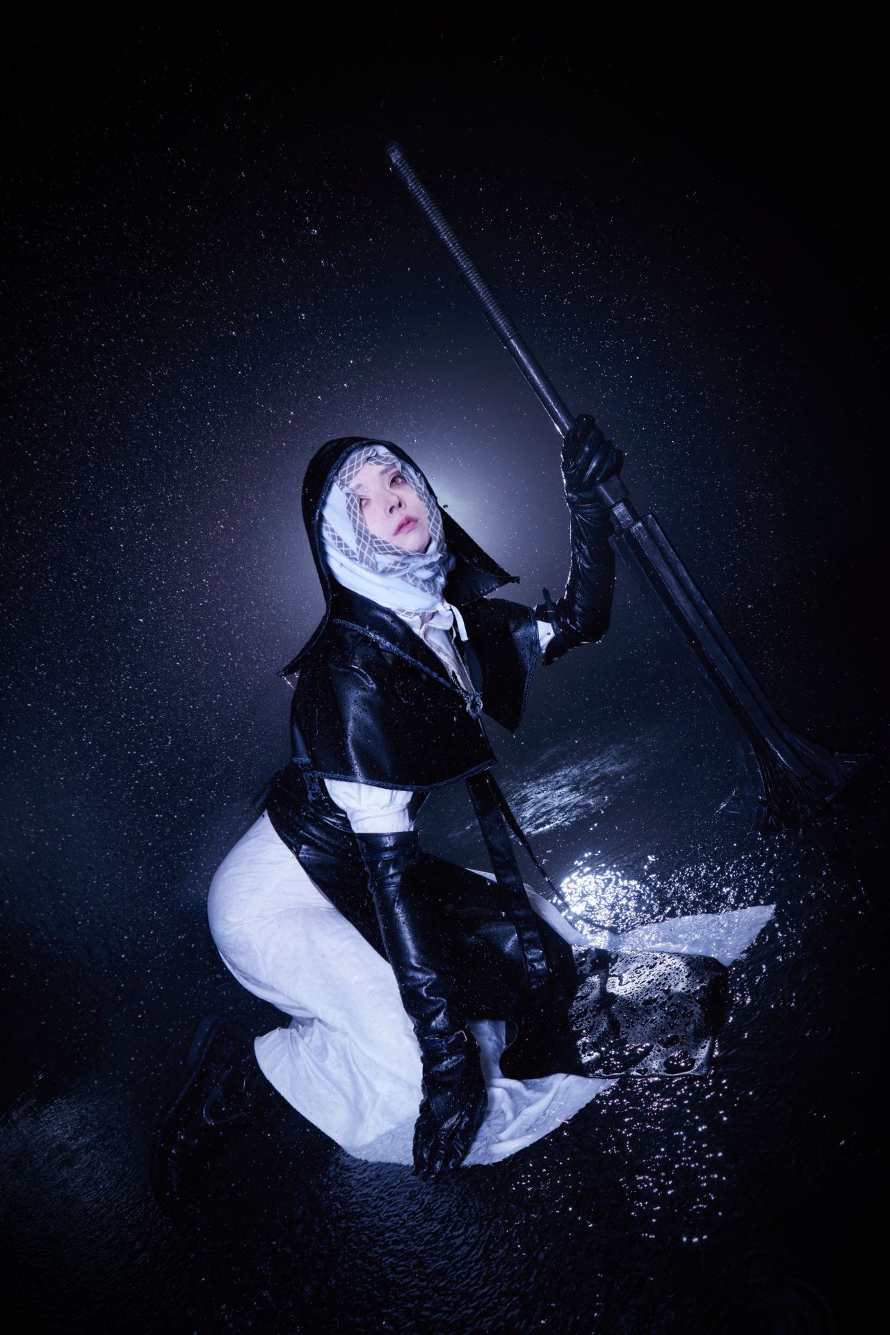 《艾尔登法环 黑夜君临》修女【送葬者】COS（@Kuriko0228）