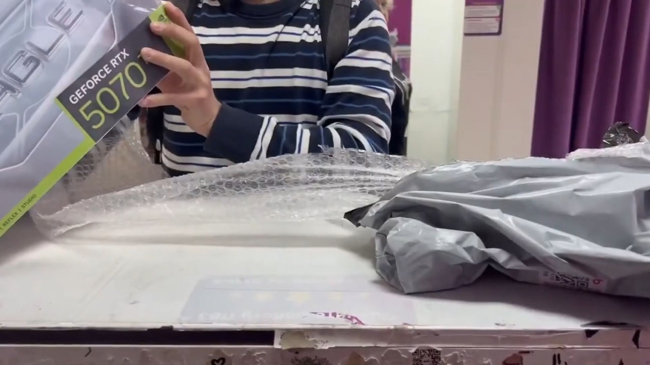 【球盟会】购买一张RTX5070Ti显卡，开箱后发现竟是矿泉水......？