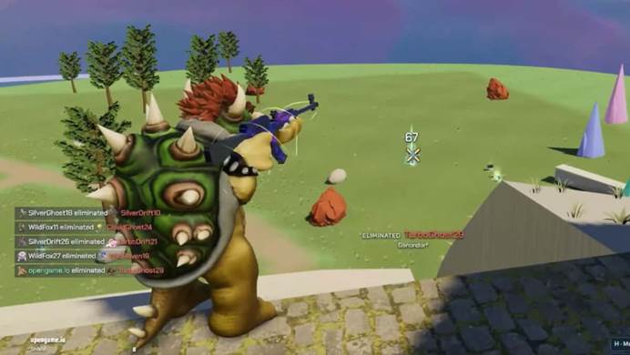 bowser in smashroyale game