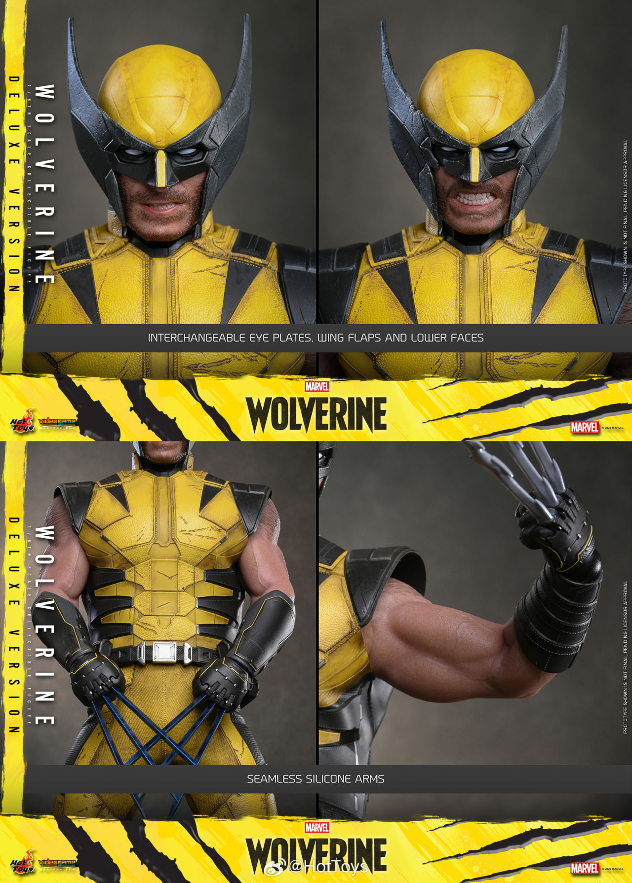 Hot Toys ✖《漫威金刚狼》金刚狼1:6比例珍藏人偶公开