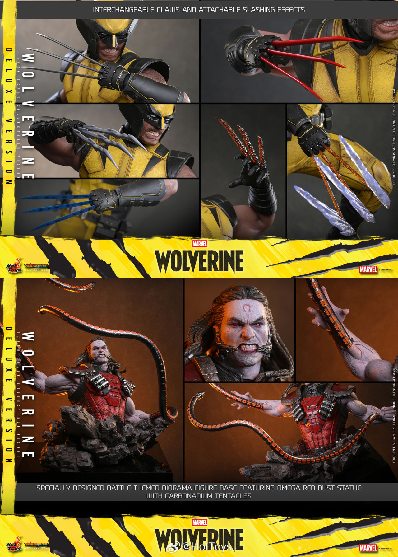 Hot Toys ✖《漫威金刚狼》金刚狼1:6比例珍藏人偶公开