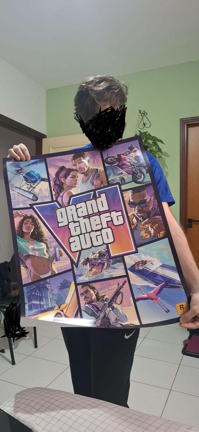 r/GTA6unmoderated - I sent a shot-in-the-dark email to Rockstar Games asking for a GTA VI poster, and they actually shipped one from their NYC office!